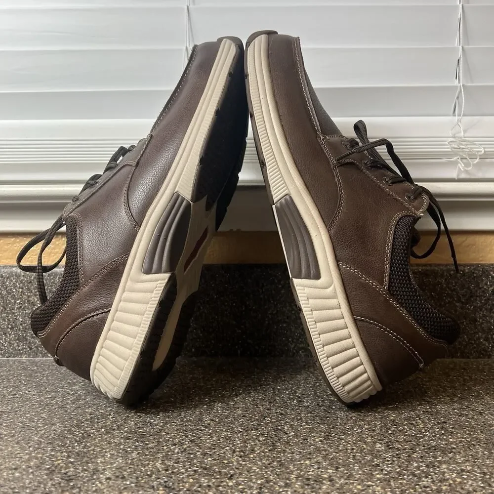 Orthofeet 428 Mens Sz 13 M Brown Comfort Casual Walking Driving Shoe Lace Up Low